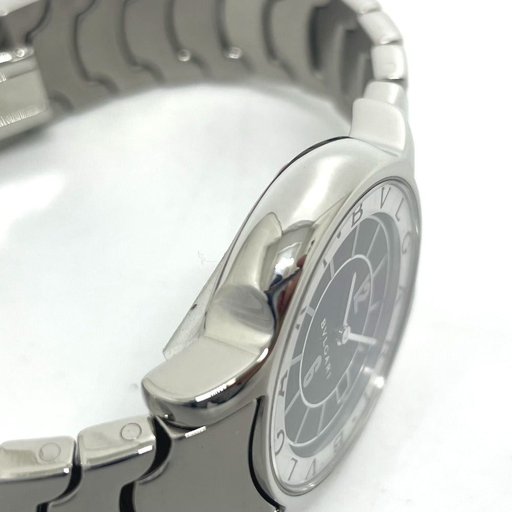 Bvlgari Bvlgari St29S Solo Tempo Quartz Date Wristwatch Ss Women Silver Size ONE SIZE - 11 Thumbnail
