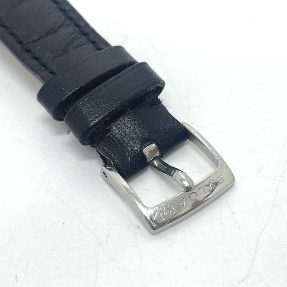 Bvlgari Bvlgari St35S Solo Tempo Quartz Date Wristwatch Ss Men Silver Size ONE SIZE - 4 Thumbnail
