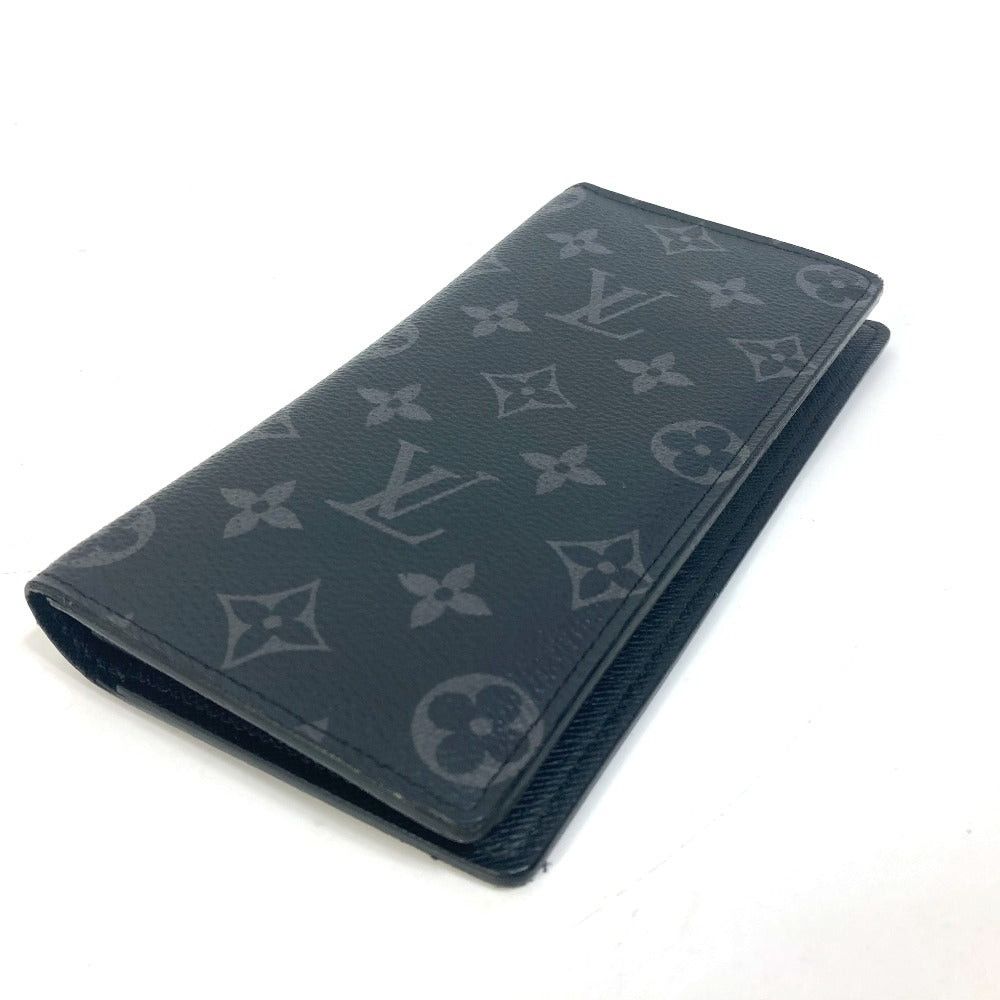 Louis Vuitton Louis Vuitton M61697 Monogram Eclipse Small Leather Belt Worn By Commoners In Ancient Japan Braza Bi-Fold Wallet Long Canvas Men Black Size ONE SIZE - 3 Thumbnail