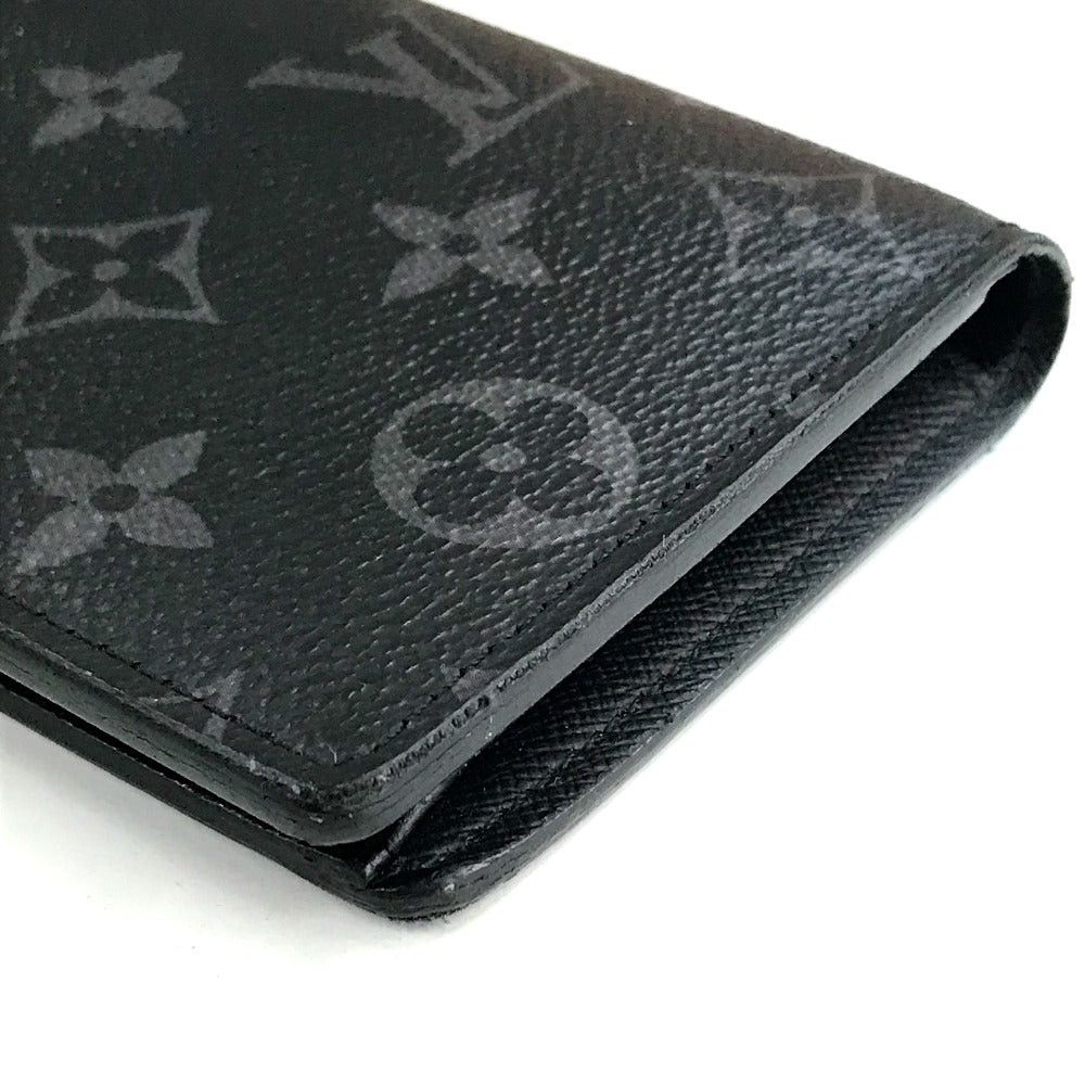Louis Vuitton Louis Vuitton M61697 Monogram Eclipse Small Leather Belt Worn By Commoners In Ancient Japan Braza Bi-Fold Wallet Long Canvas Men Black Size ONE SIZE - 6 Thumbnail