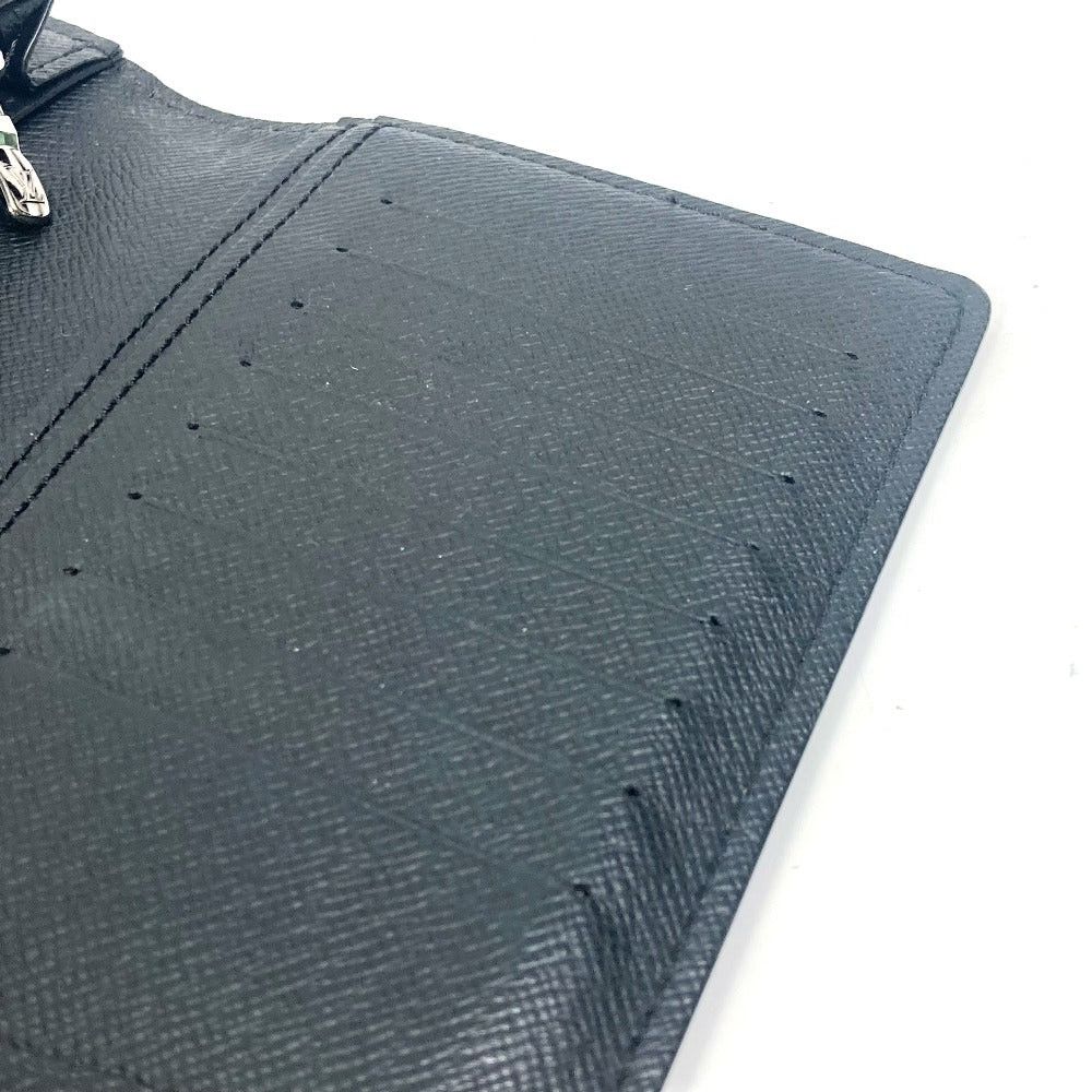 Louis Vuitton Louis Vuitton M61697 Monogram Eclipse Small Leather Belt Worn By Commoners In Ancient Japan Braza Bi-Fold Wallet Long Canvas Men Black Size ONE SIZE - 10 Thumbnail