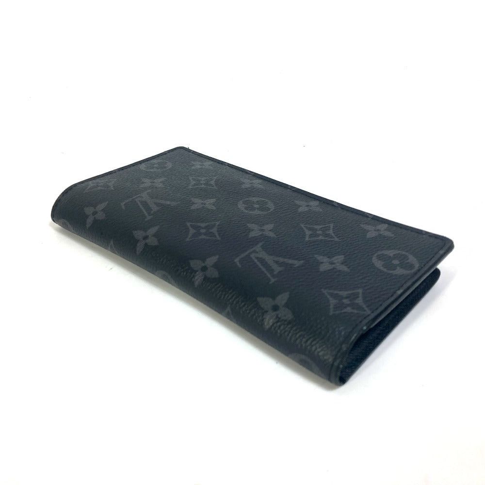 Louis Vuitton Louis Vuitton M61697 Monogram Eclipse Small Leather Belt Worn By Commoners In Ancient Japan Braza Bi-Fold Wallet Long Canvas Men Black Size ONE SIZE - 4 Thumbnail