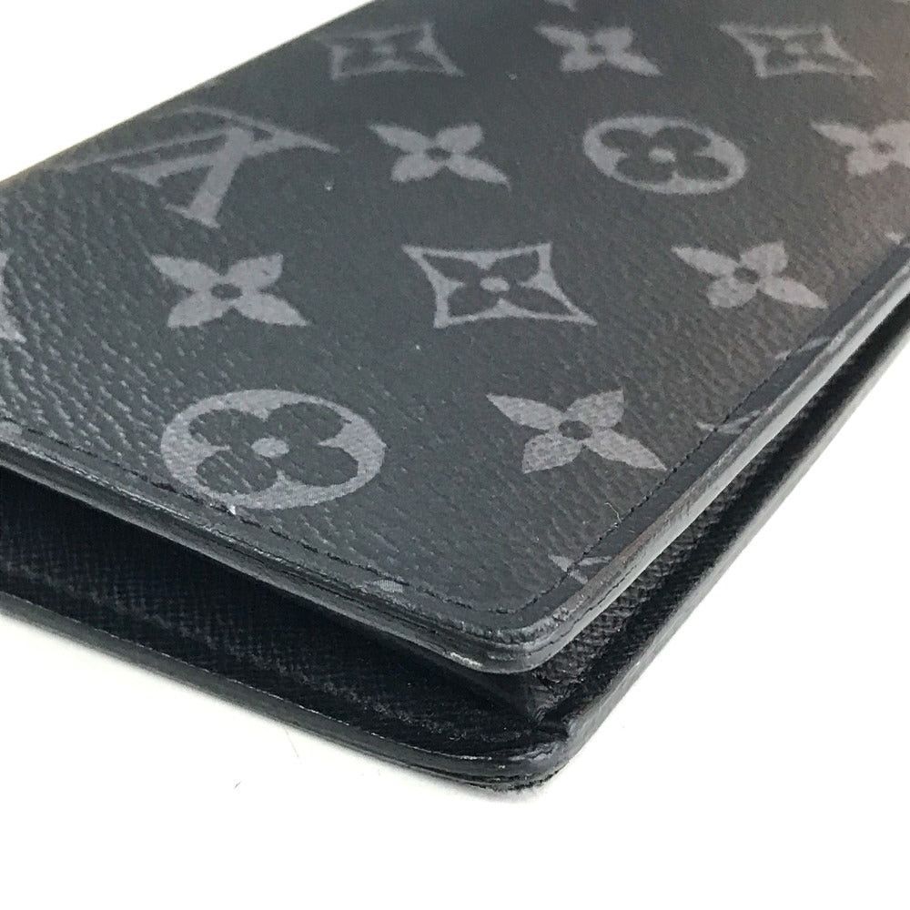 Louis Vuitton Louis Vuitton M61697 Monogram Eclipse Small Leather Belt Worn By Commoners In Ancient Japan Braza Bi-Fold Wallet Long Canvas Men Black Size ONE SIZE - 5 Thumbnail