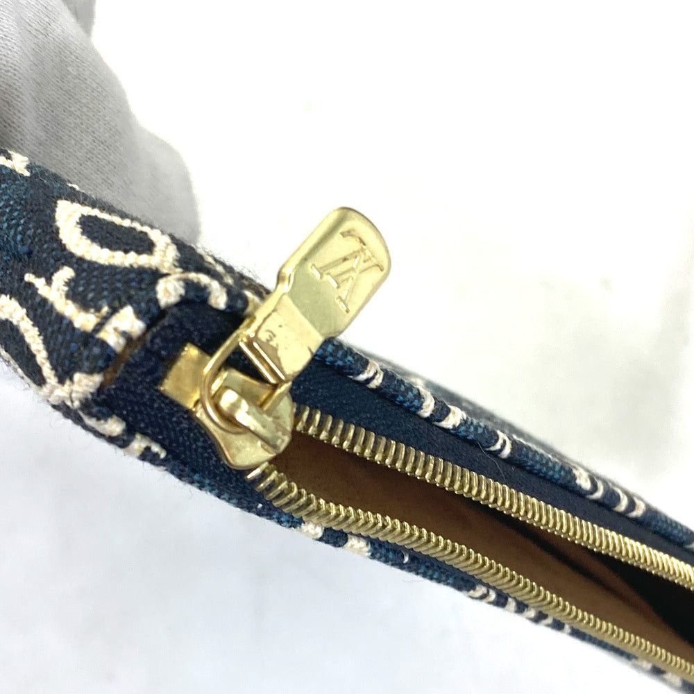Louis Vuitton Louis Vuitton M57484 Monogram Jacquard With Pouch Neverfull Mm Since1854 Shoulder Bag Shawl Tote (Loom, Fabric) Women Navy Size ONE SIZE - 14 Thumbnail