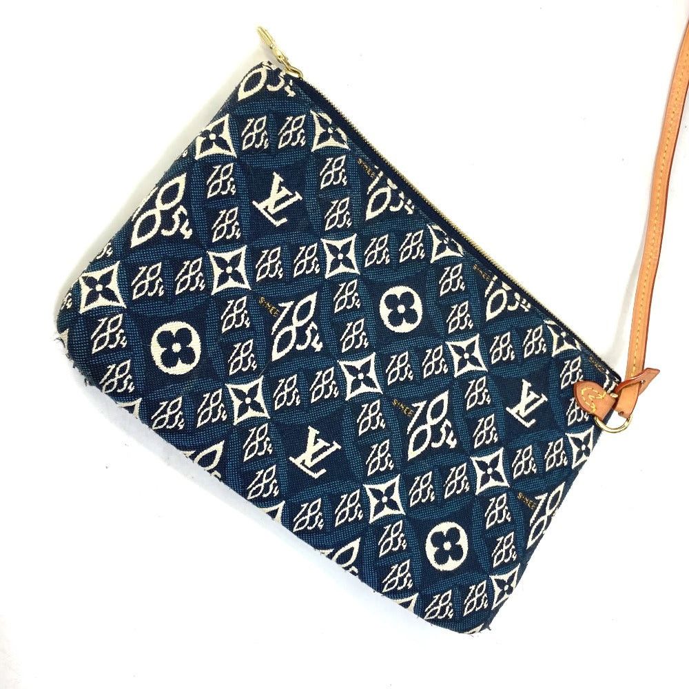 Louis Vuitton Louis Vuitton M57484 Monogram Jacquard With Pouch Neverfull Mm Since1854 Shoulder Bag Shawl Tote (Loom, Fabric) Women Navy Size ONE SIZE - 13 Thumbnail