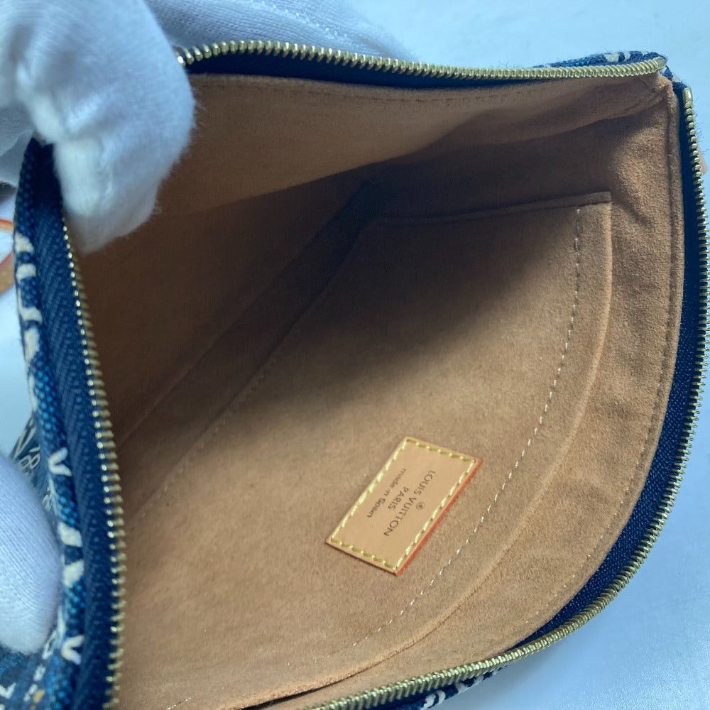 Louis Vuitton Louis Vuitton M57484 Monogram Jacquard With Pouch Neverfull Mm Since1854 Shoulder Bag Shawl Tote (Loom, Fabric) Women Navy Size ONE SIZE - 15 Thumbnail