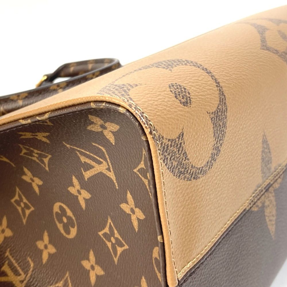 Louis Vuitton Louis Vuitton M45321 Monogram Giant On The Go Mm Briefcase Double Shoulder Bag Shawl Tote Canvas Women Brown Size ONE SIZE - 6 Thumbnail