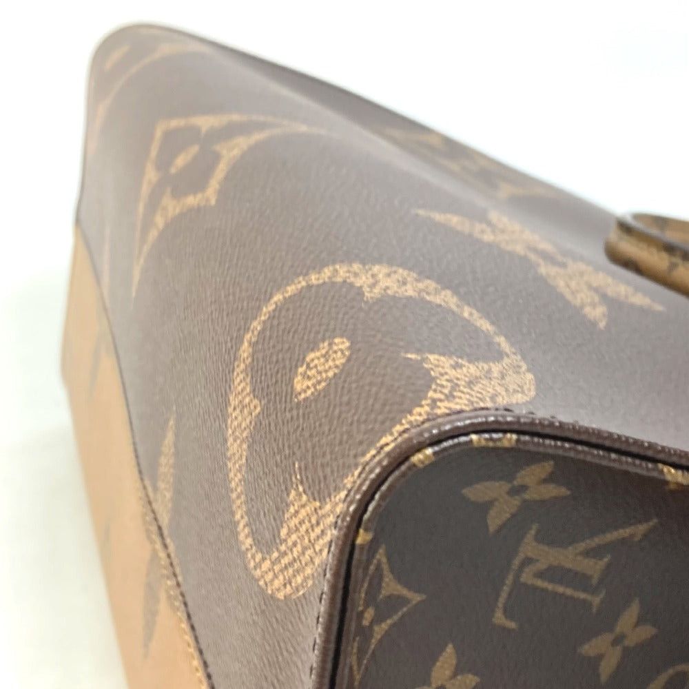 Louis Vuitton Louis Vuitton M45321 Monogram Giant On The Go Mm Briefcase Double Shoulder Bag Shawl Tote Canvas Women Brown Size ONE SIZE - 8 Thumbnail