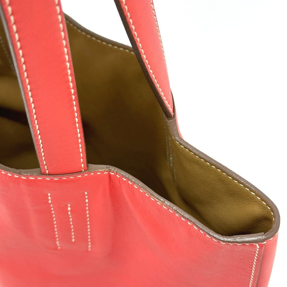 Hermes Hermes Sense Of Dooble 28 Reversible Shawl Tote Bag Leather Women Beige/Pink Size ONE SIZE - 10 Thumbnail