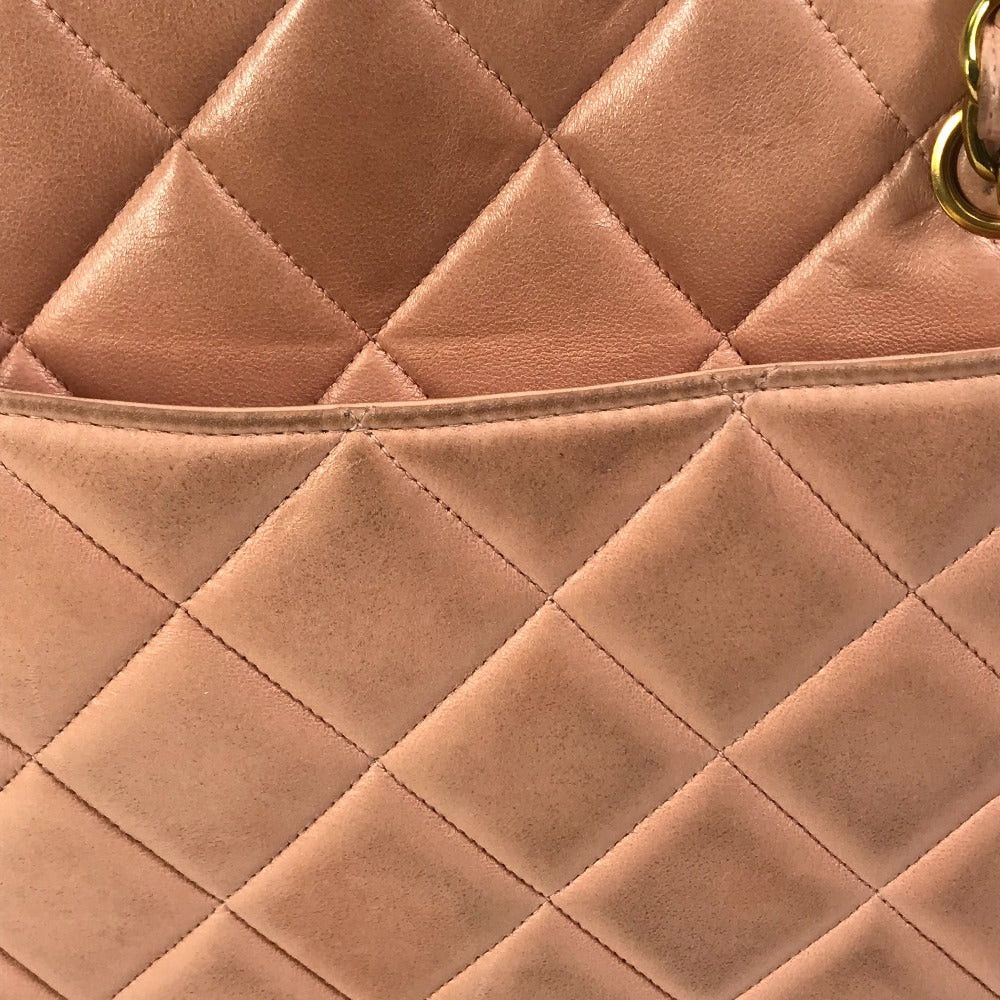 Chanel Chanel Cc Coma Mark Shawl Matelasse Briefcase Chain Bag Tote Shoulder Lambskin Women Pink Size ONE SIZE - 11 Thumbnail