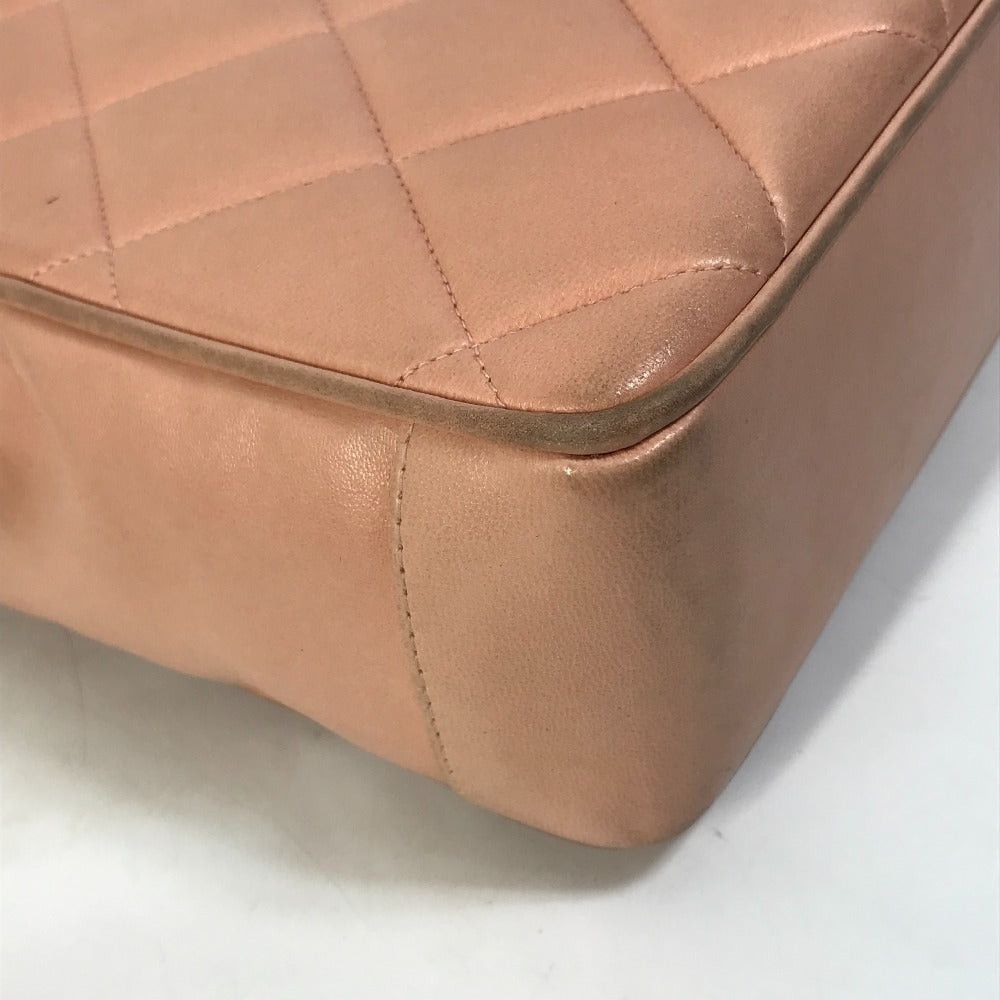 Chanel Chanel Cc Coma Mark Shawl Matelasse Briefcase Chain Bag Tote Shoulder Lambskin Women Pink Size ONE SIZE - 6 Thumbnail