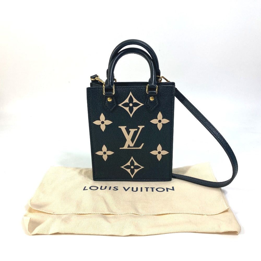 Louis Vuitton Louis Vuitton M81416 Monogram Amplant Petit Sac Phra Double Handbag Diagonal Hanging (E.G. Of A Rocket) Shoulder Bag Leather Women Black Size ONE SIZE - 10 Thumbnail