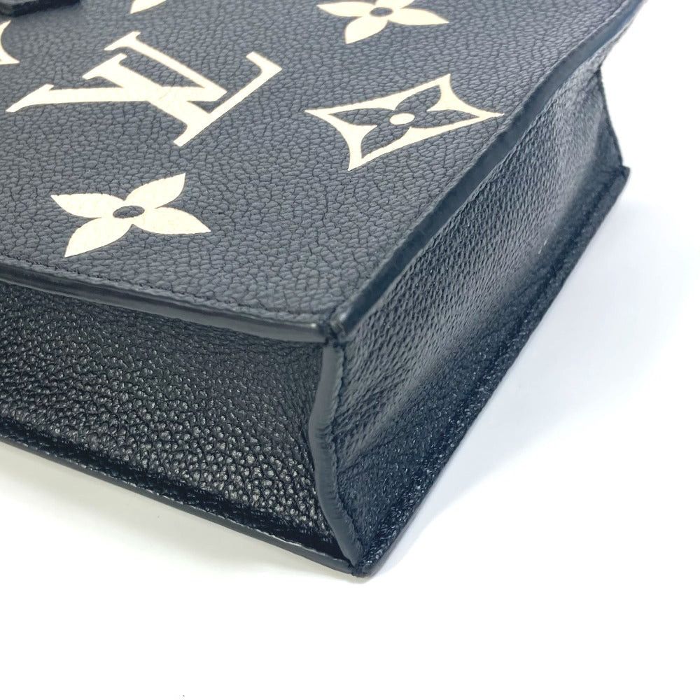 Louis Vuitton Louis Vuitton M81416 Monogram Amplant Petit Sac Phra Double Handbag Diagonal Hanging (E.G. Of A Rocket) Shoulder Bag Leather Women Black Size ONE SIZE - 7 Thumbnail