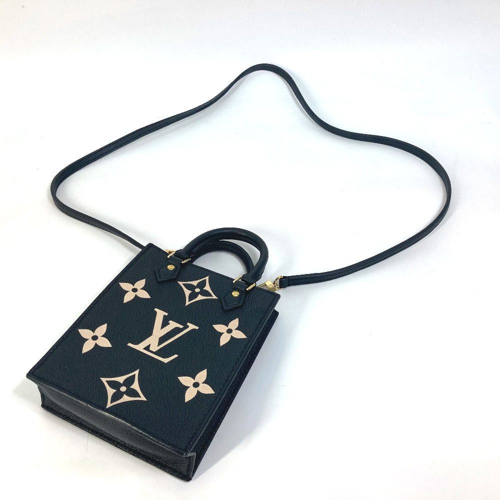 Louis Vuitton Louis Vuitton M81416 Monogram Amplant Petit Sac Phra Double Handbag Diagonal Hanging (E.G. Of A Rocket) Shoulder Bag Leather Women Black Size ONE SIZE - 3 Thumbnail