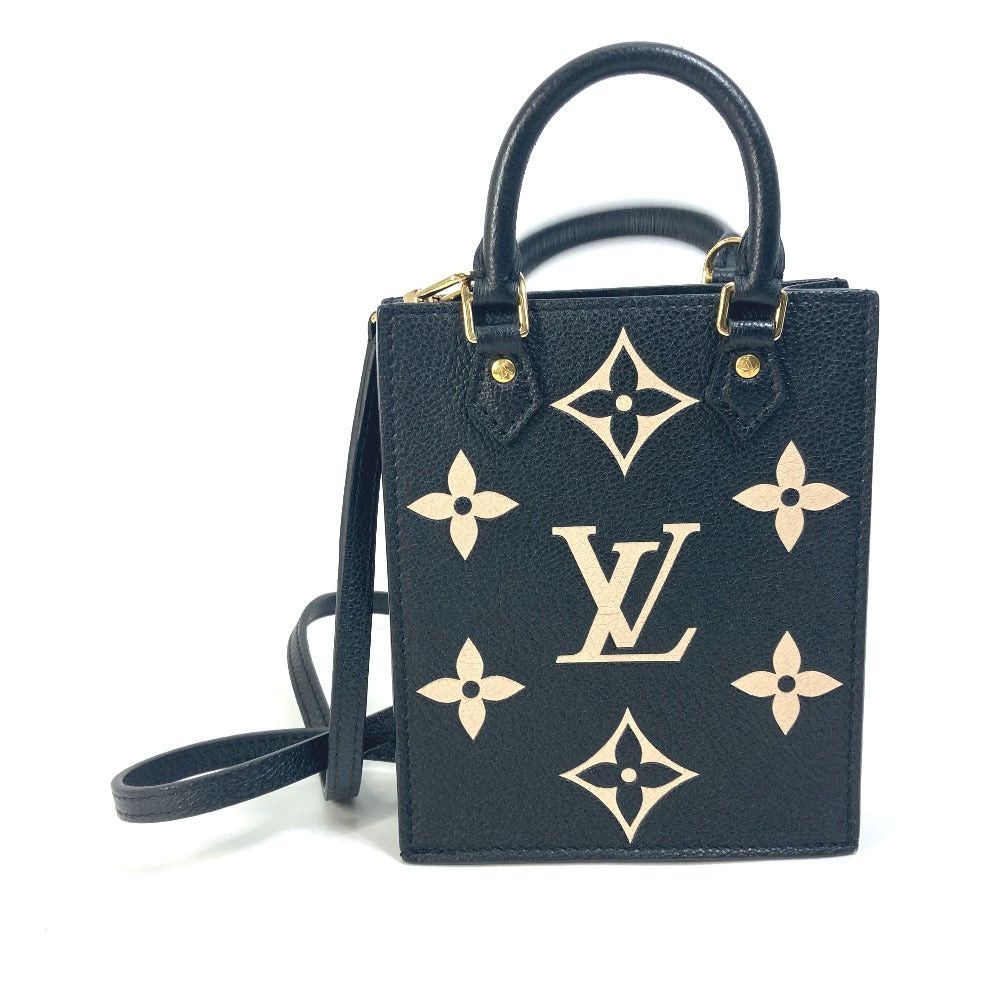 Louis Vuitton Louis Vuitton M81416 Monogram Amplant Petit Sac Phra Double Handbag Diagonal Hanging (E.G. Of A Rocket) Shoulder Bag Leather Women Black Size ONE SIZE - 2 Thumbnail