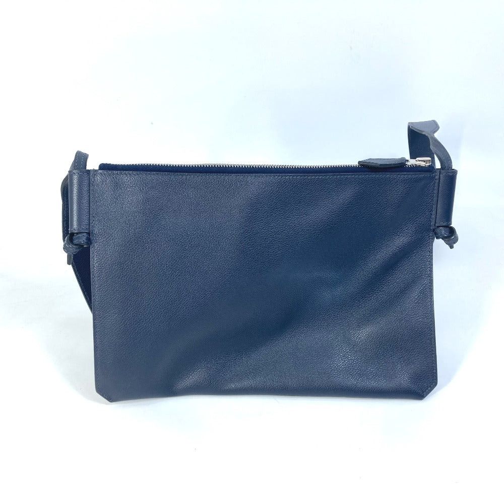 Hermes Hermes Ultra Plastic Gm Diagonal Hanging (E.G. Of A Rocket) Briefcase Shoulder Bag Leather Men Bluenewey Navy Size ONE SIZE - 2 Thumbnail