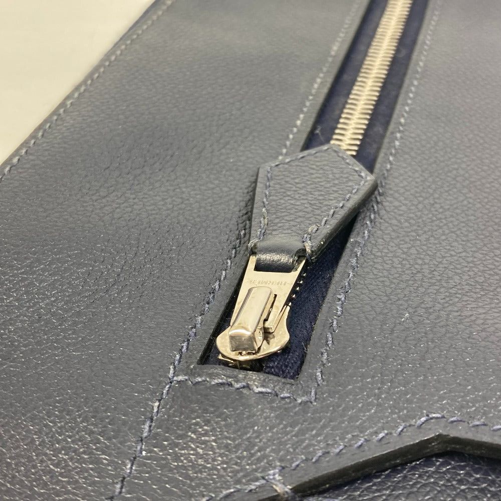 Hermes Hermes Ultra Plastic Gm Diagonal Hanging (E.G. Of A Rocket) Briefcase Shoulder Bag Leather Men Bluenewey Navy Size ONE SIZE - 10 Thumbnail