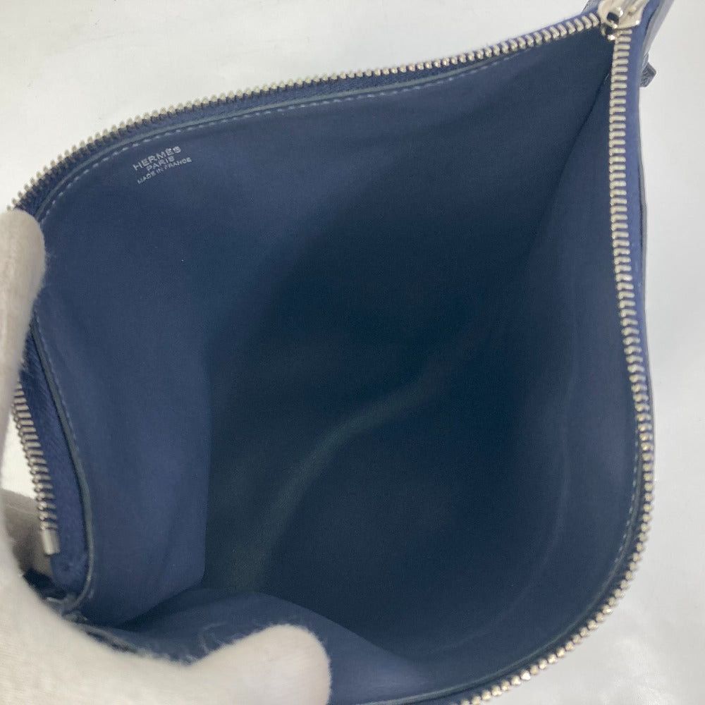 Hermes Hermes Ultra Plastic Gm Diagonal Hanging (E.G. Of A Rocket) Briefcase Shoulder Bag Leather Men Bluenewey Navy Size ONE SIZE - 15 Thumbnail
