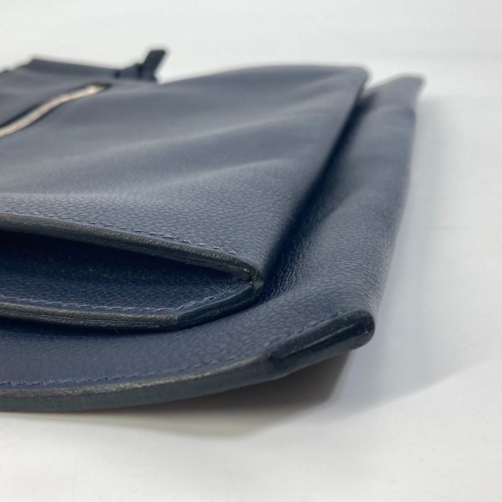 Hermes Hermes Ultra Plastic Gm Diagonal Hanging (E.G. Of A Rocket) Briefcase Shoulder Bag Leather Men Bluenewey Navy Size ONE SIZE - 9 Thumbnail