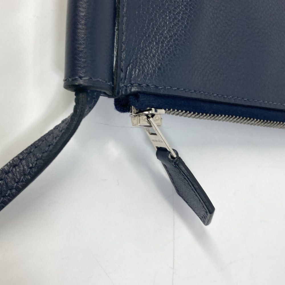 Hermes Hermes Ultra Plastic Gm Diagonal Hanging (E.G. Of A Rocket) Briefcase Shoulder Bag Leather Men Bluenewey Navy Size ONE SIZE - 6 Thumbnail