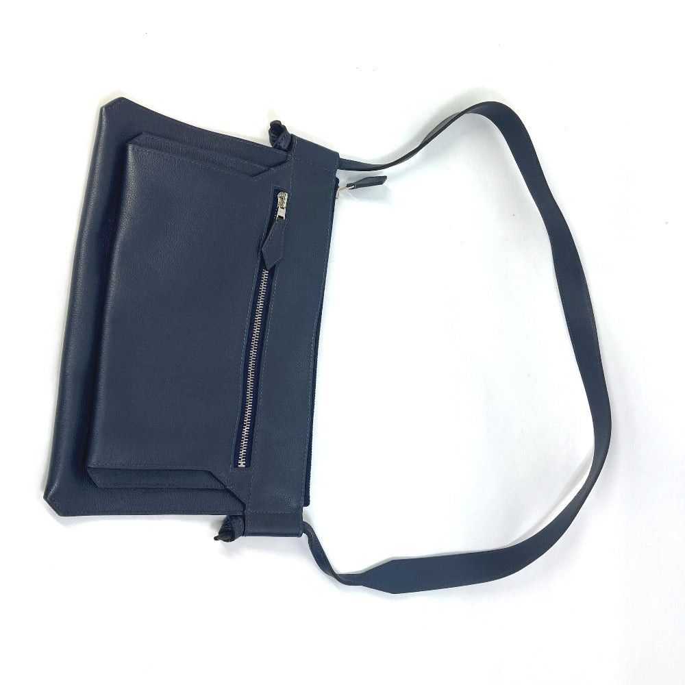 Hermes Hermes Ultra Plastic Gm Diagonal Hanging (E.G. Of A Rocket) Briefcase Shoulder Bag Leather Men Bluenewey Navy Size ONE SIZE - 3 Thumbnail