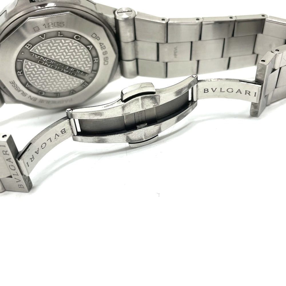 Bvlgari Bvlgari Dp42Ssd Chronometer Diagonist Scuba Aqua Self-Winding Date Wristwatch Ss Men Silver Size ONE SIZE - 7 Thumbnail
