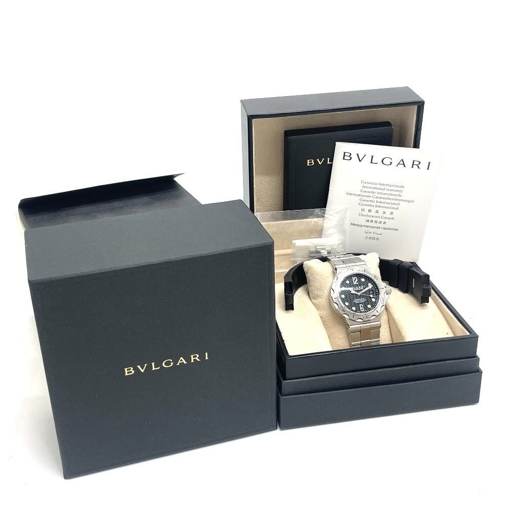Bvlgari Bvlgari Dp42Ssd Chronometer Diagonist Scuba Aqua Self-Winding Date Wristwatch Ss Men Silver Size ONE SIZE - 16 Thumbnail