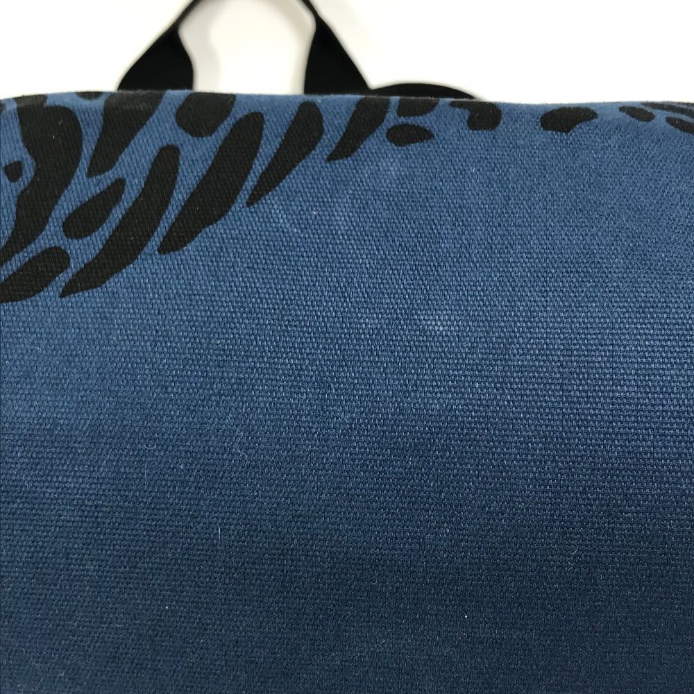 Hermes Hermes Shoulder Bag Shawl Leopard Fur Panther (Panthera Pardus) Beach Tote Canvas Women Navy Size ONE SIZE - 9 Thumbnail