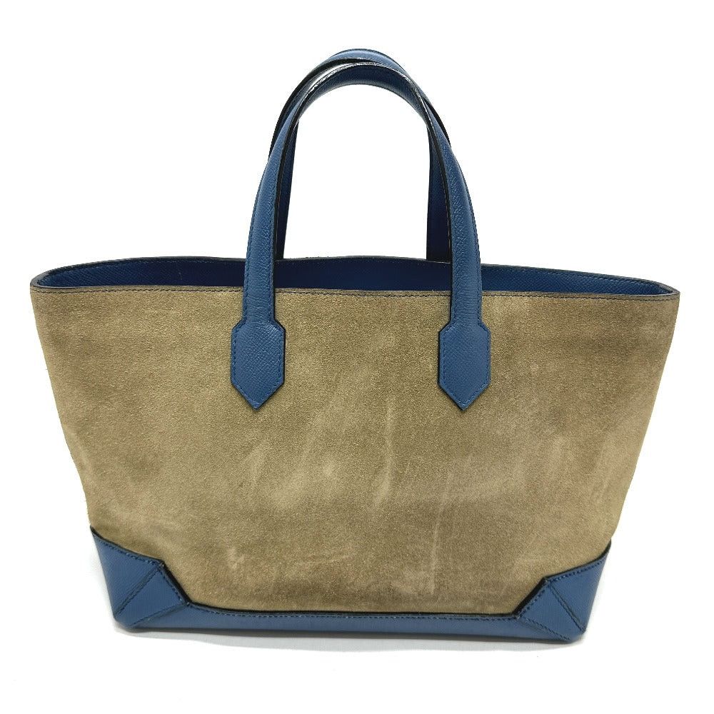 Hermes Maxi Box Hippo 30 Handbag Tote Bag Epson Women Griscaille Blue Agat
