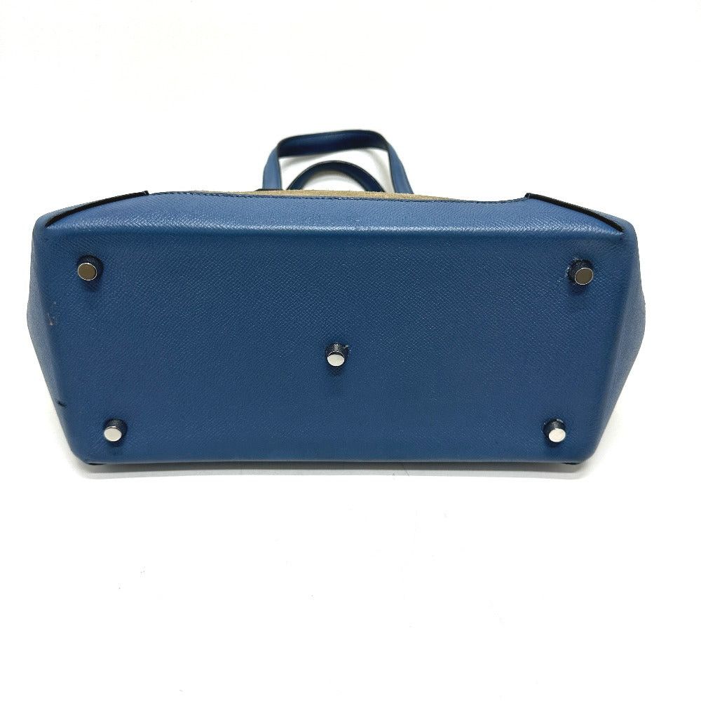 Hermes Maxi Box Hippo 30 Handbag Tote Bag Epson Women Griscaille Blue Agat