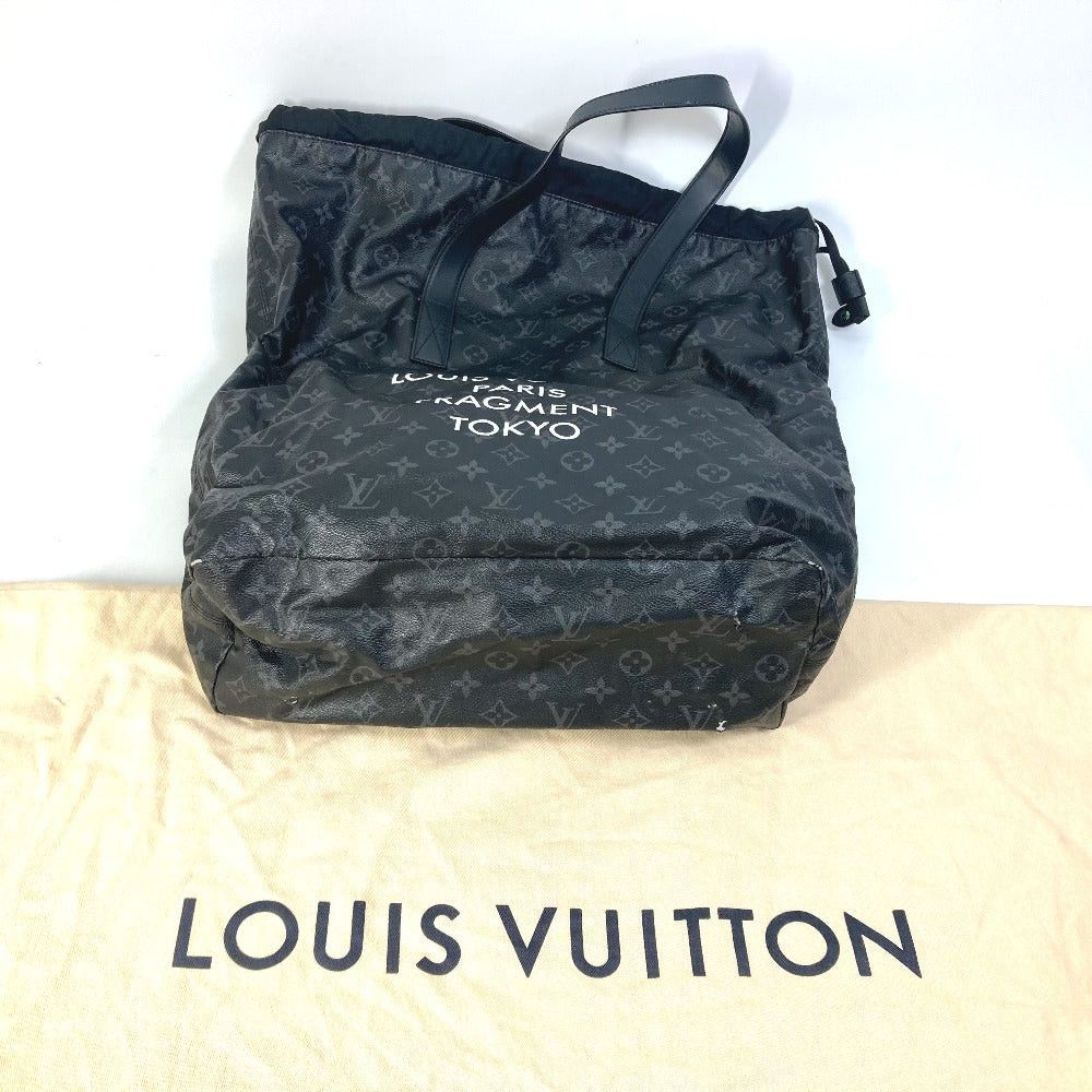 Louis Vuitton Louis Vuitton M43417 Monogram Eclipse Hiroshi Fujiwara Fragment Caballite Briefcase Shoulder Bag Shawl Tote Canvas Men Black Size ONE SIZE - 11 Thumbnail