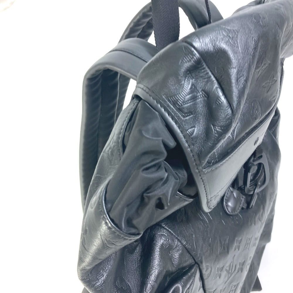 Louis Vuitton Louis Vuitton M43680 Monogram Shadow Discovery Backpack Briefcase Rucksack Leather Men Black Size ONE SIZE - 7 Thumbnail