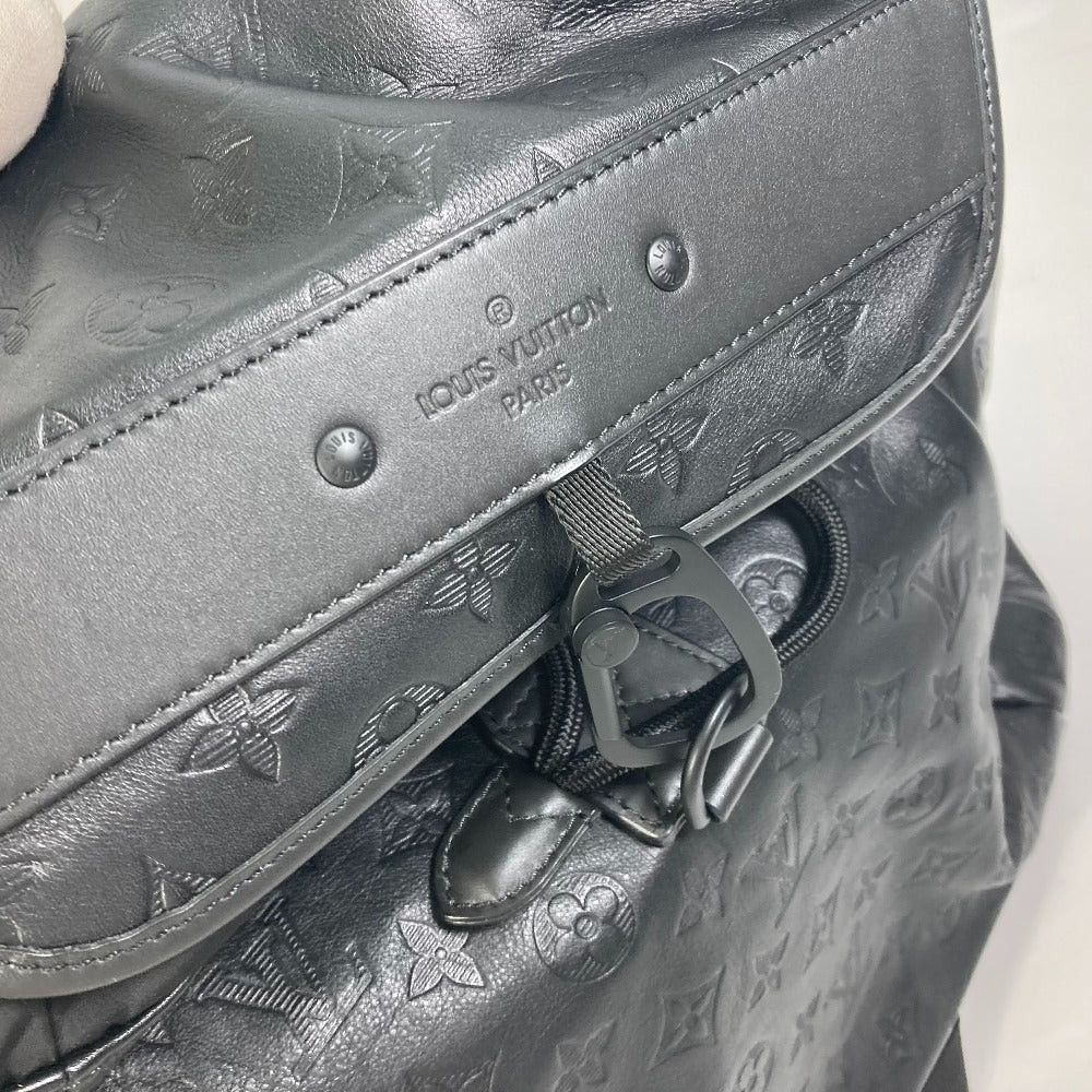 Louis Vuitton Louis Vuitton M43680 Monogram Shadow Discovery Backpack Briefcase Rucksack Leather Men Black Size ONE SIZE - 6 Thumbnail