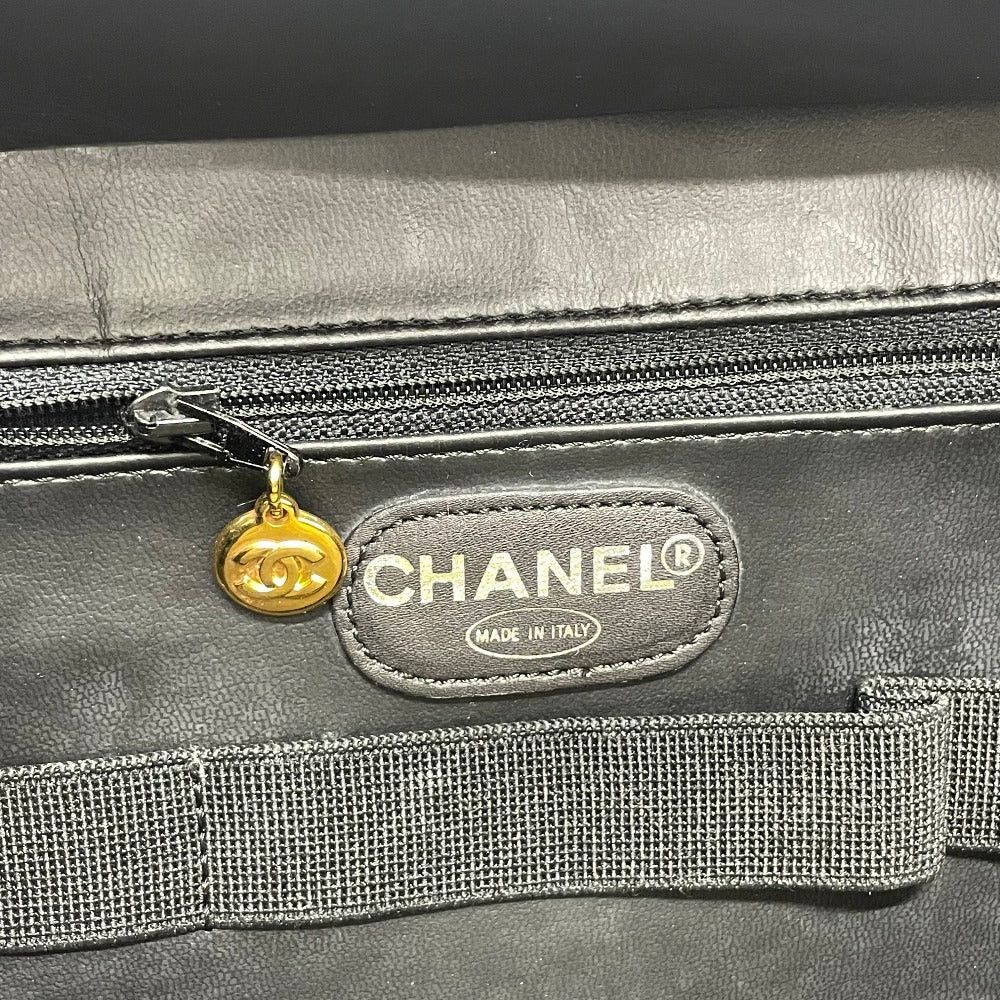 Chanel Chanel Coma Mark Vanity Bag Decacco 2 Way Shoulder Briefcase Handbag Caviar Skin Women Black Size ONE SIZE - 8 Thumbnail