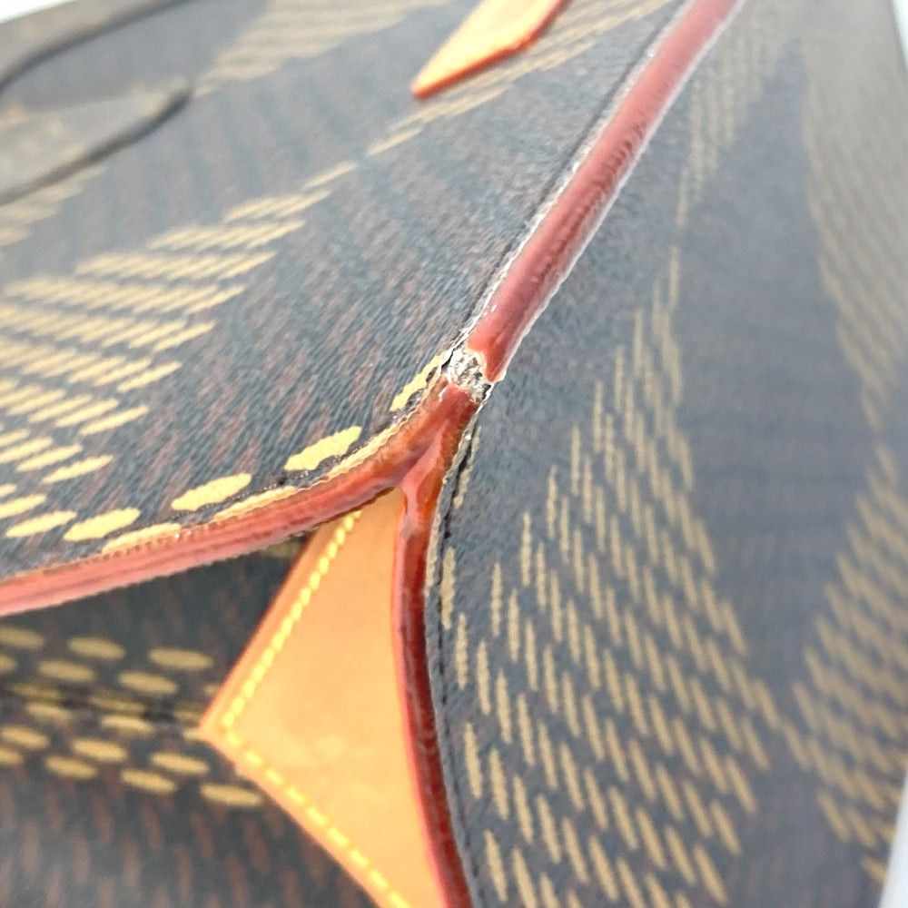 Louis Vuitton Louis Vuitton N40355 Damier Giant Nigo Collaboration Mini Tote Briefcase Double Shoulder Bag Diagonal Hanging (E.G. Of A Rocket) Canvas Men Brown Size ONE SIZE - 7 Thumbnail