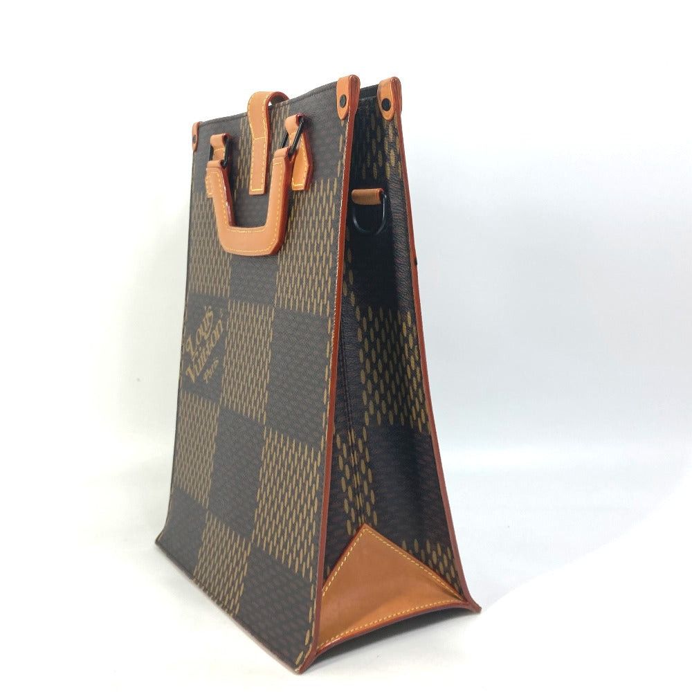 Louis Vuitton Louis Vuitton N40355 Damier Giant Nigo Collaboration Mini Tote Briefcase Double Shoulder Bag Diagonal Hanging (E.G. Of A Rocket) Canvas Men Brown Size ONE SIZE - 4 Thumbnail