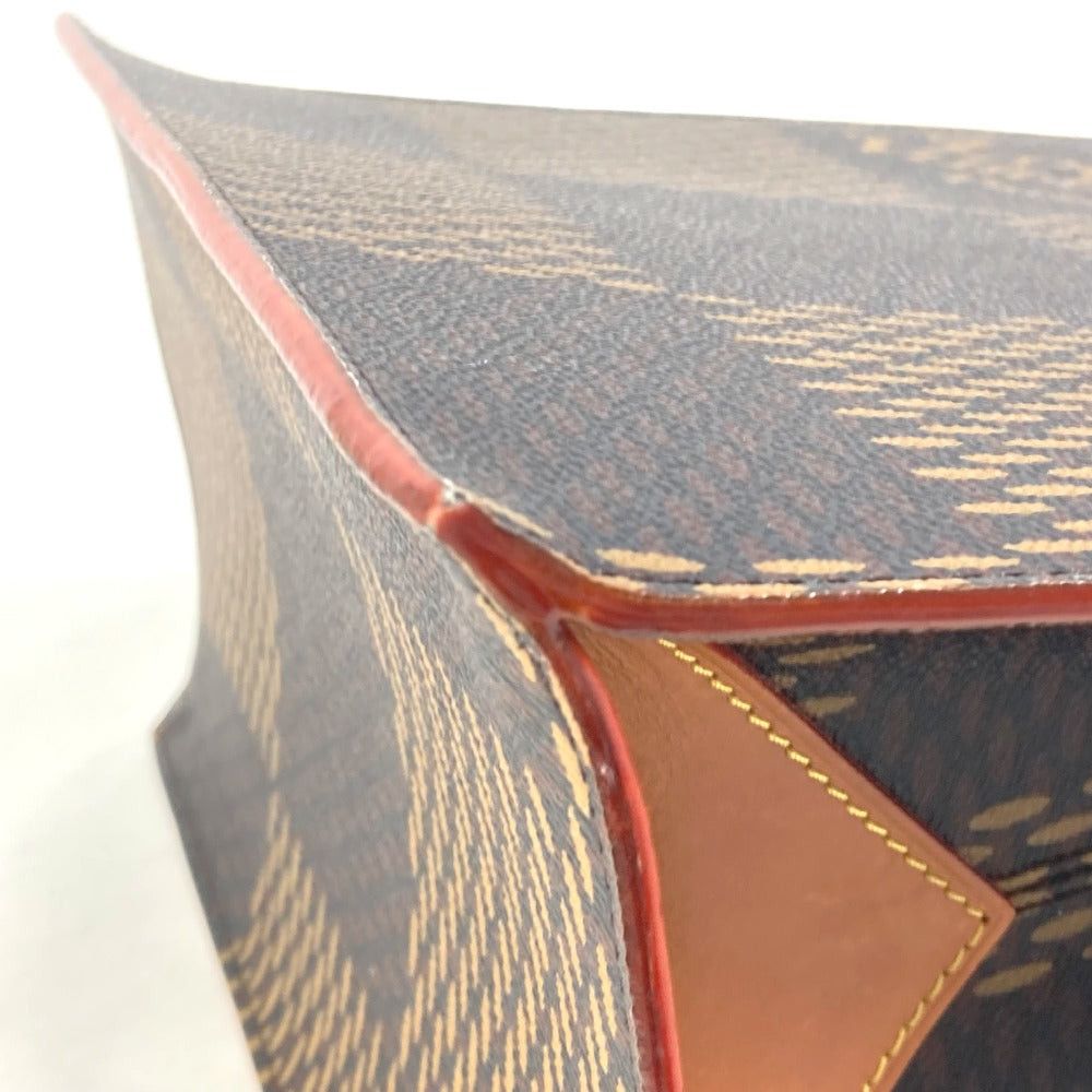 Louis Vuitton Louis Vuitton N40355 Damier Giant Nigo Collaboration Mini Tote Briefcase Double Shoulder Bag Diagonal Hanging (E.G. Of A Rocket) Canvas Men Brown Size ONE SIZE - 8 Thumbnail