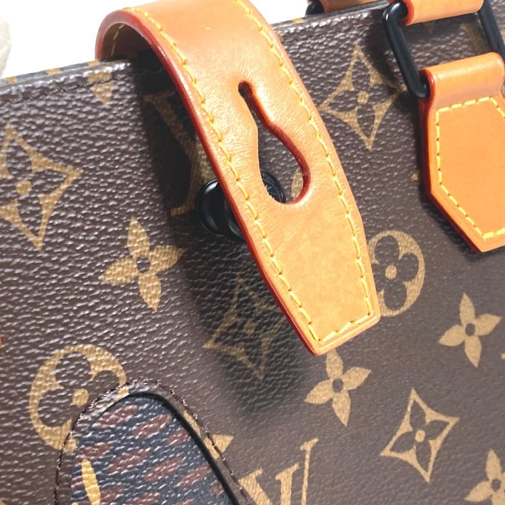 Louis Vuitton Louis Vuitton N40355 Damier Giant Nigo Collaboration Mini Tote Briefcase Double Shoulder Bag Diagonal Hanging (E.G. Of A Rocket) Canvas Men Brown Size ONE SIZE - 10 Thumbnail