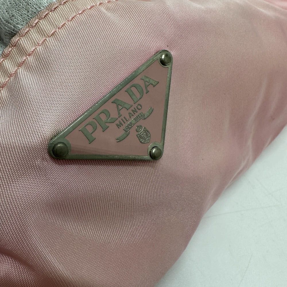 Prada Br2897 Robot Handbag Briefcase Tote Bag Nylon Women Pink