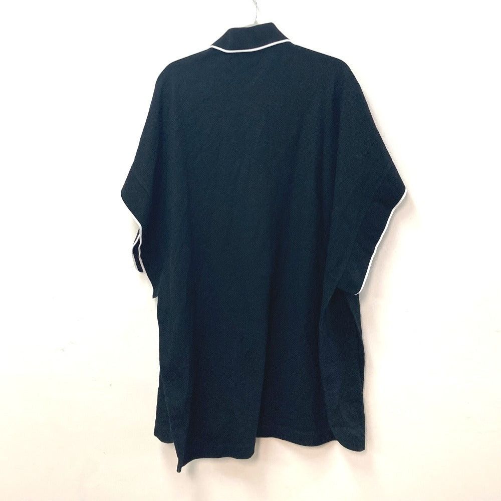 Burberry Burberry 8015131 Outer Tb Logo Bicolor Haori (Japanese Formal Coat) Tops Poncho Cotton Women Black Size S / US 4 / IT 40 - 2 Thumbnail