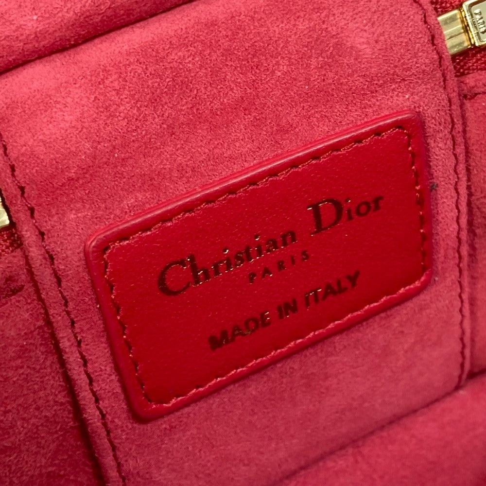 Dior Dior S0918Onmj Lady Microvanity Canape Double Shoulder Bag Handbag Vanity Leather Women Reddish Size ONE SIZE - 13 Thumbnail