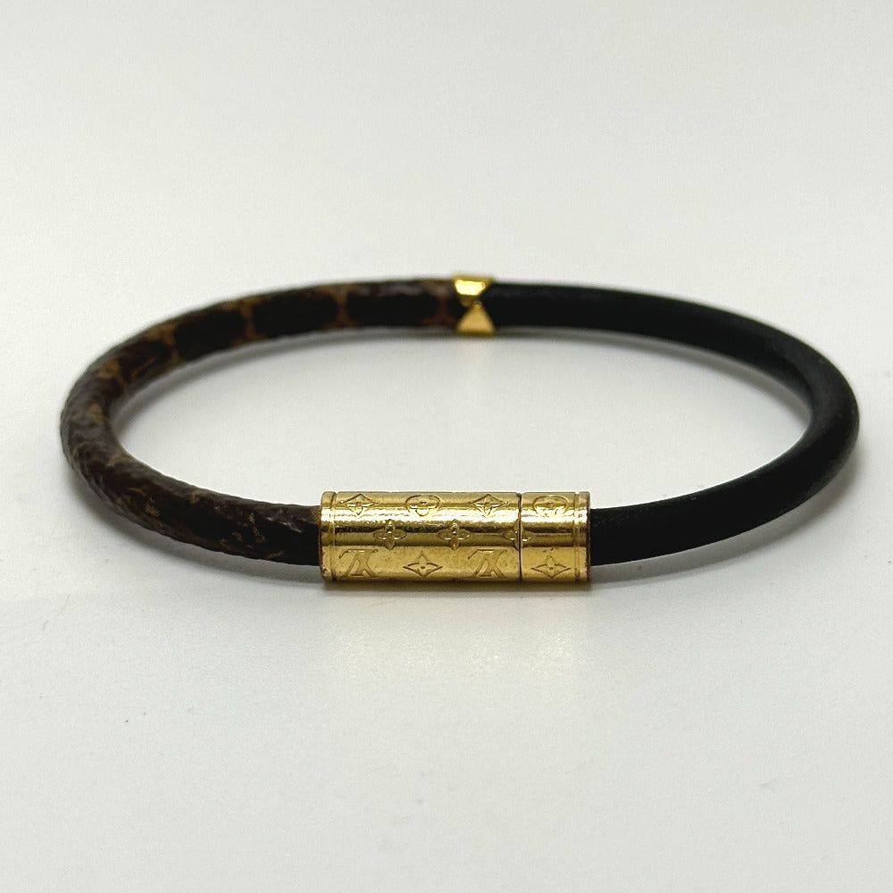 Louis Vuitton Louis Vuitton M6431F Monogram Braslé Daily. Confidential Accessories Bangle Bracelet Canvas Women Brown Size ONE SIZE - 3 Thumbnail