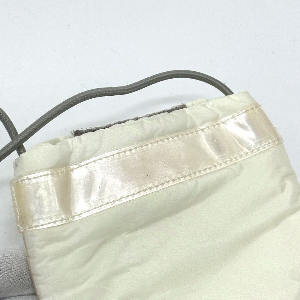 Prada Prada Sports Logo Pochette Metis Diagonal Hanging (E.G. Of A Rocket) Satchel Shoulder Bag Nylon Women White Size ONE SIZE - 9 Thumbnail
