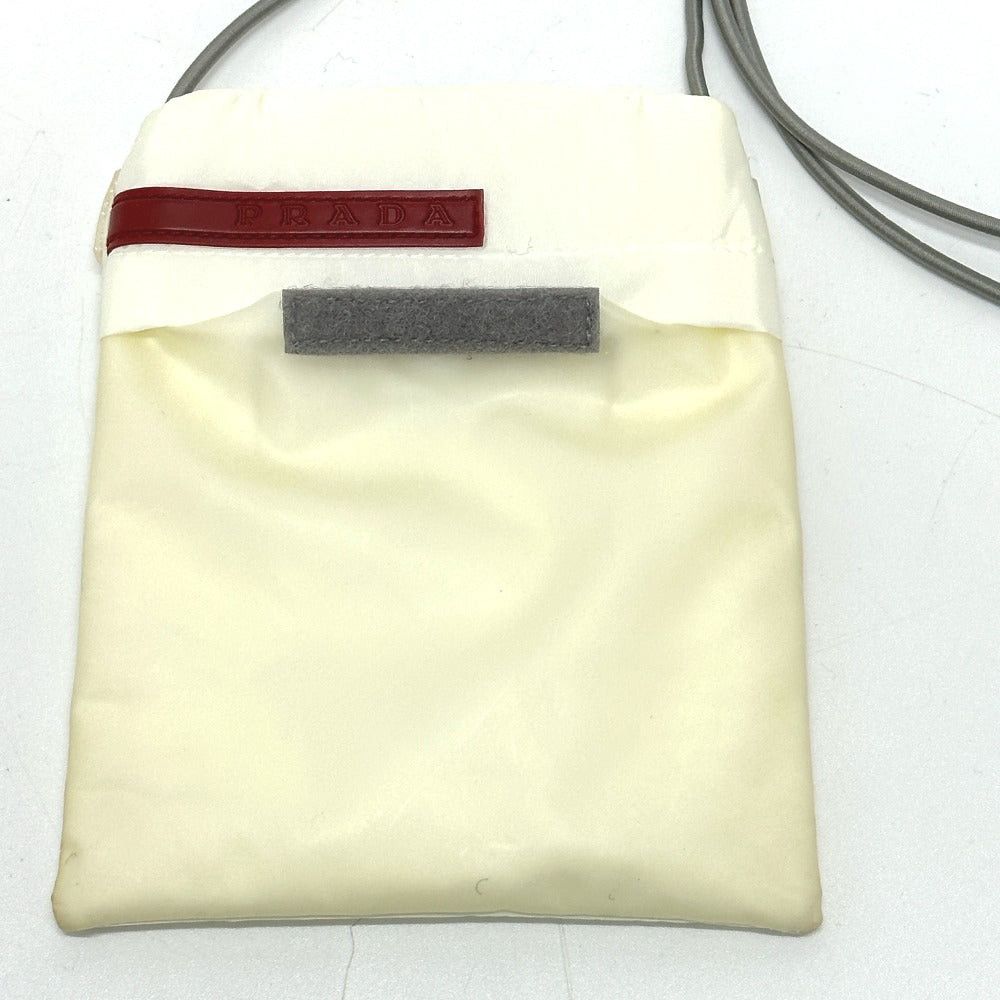 Prada Prada Sports Logo Pochette Metis Diagonal Hanging (E.G. Of A Rocket) Satchel Shoulder Bag Nylon Women White Size ONE SIZE - 2 Thumbnail