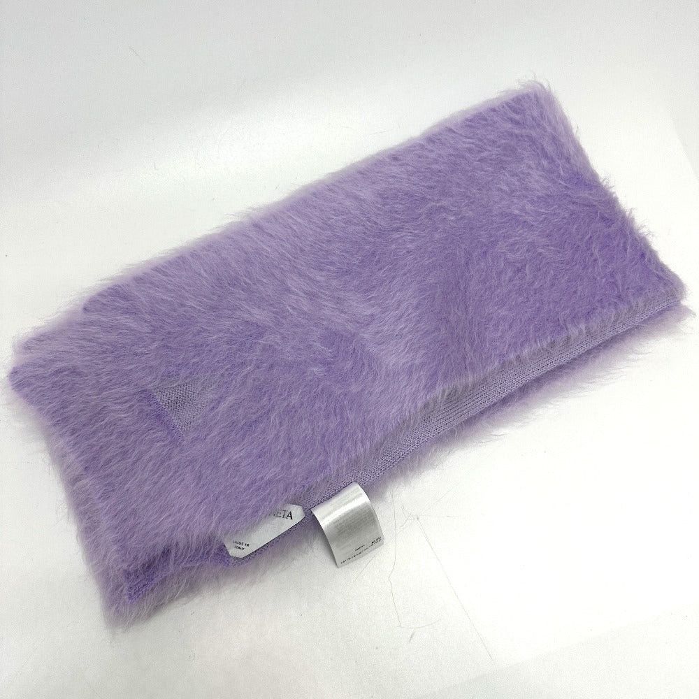 Bottega Veneta Bottega Veneta 717775 Double Mohair Scarf Women Purple Size ONE SIZE - 4 Thumbnail