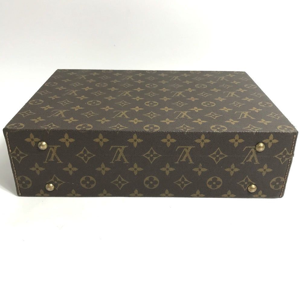 Louis Vuitton Louis Vuitton M47120 Monogram Box Boite Bijoux Jewelry Case Trunk Interior Accessory Canvas Women Brown Size ONE SIZE - 6 Thumbnail