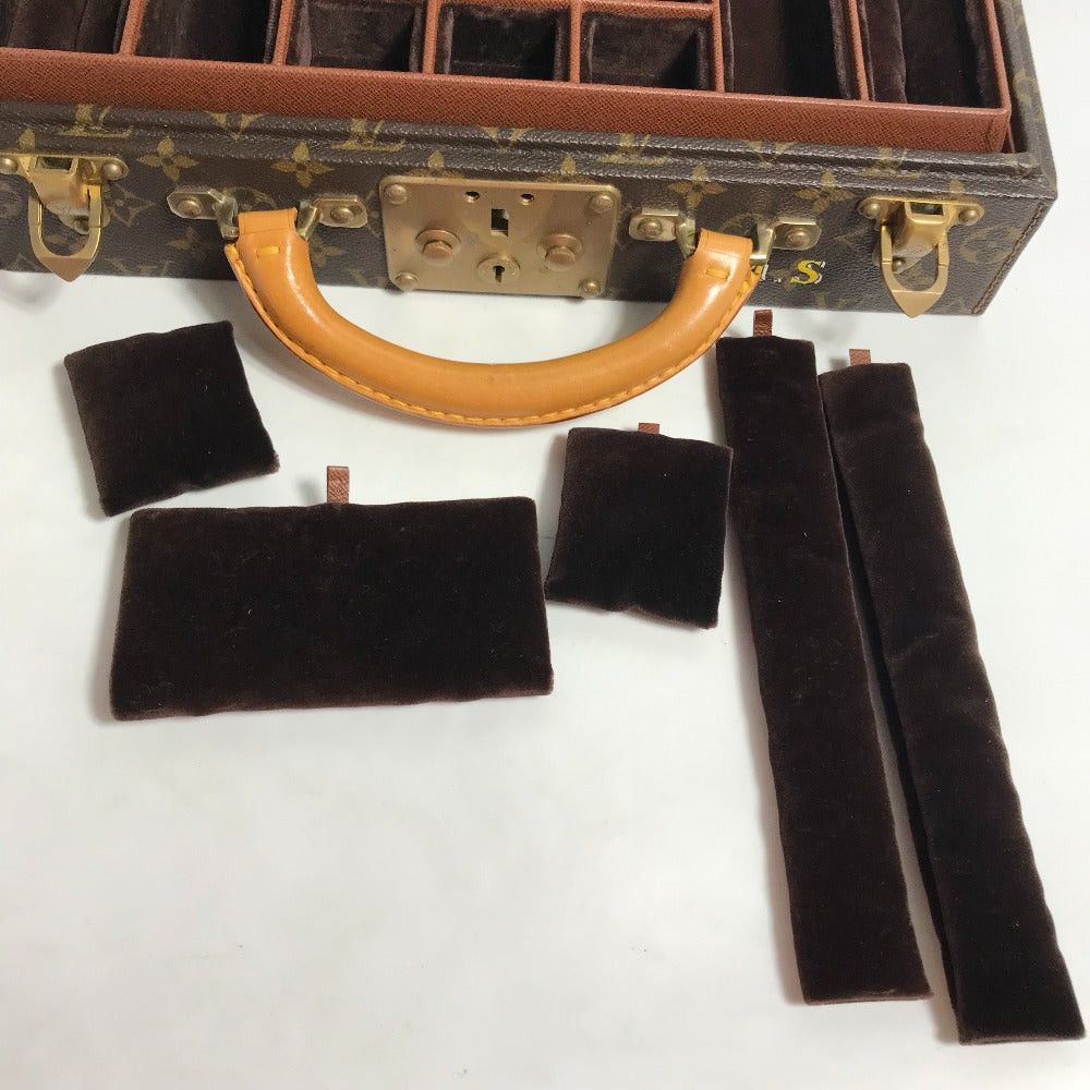 Louis Vuitton Louis Vuitton M47120 Monogram Box Boite Bijoux Jewelry Case Trunk Interior Accessory Canvas Women Brown Size ONE SIZE - 11 Thumbnail