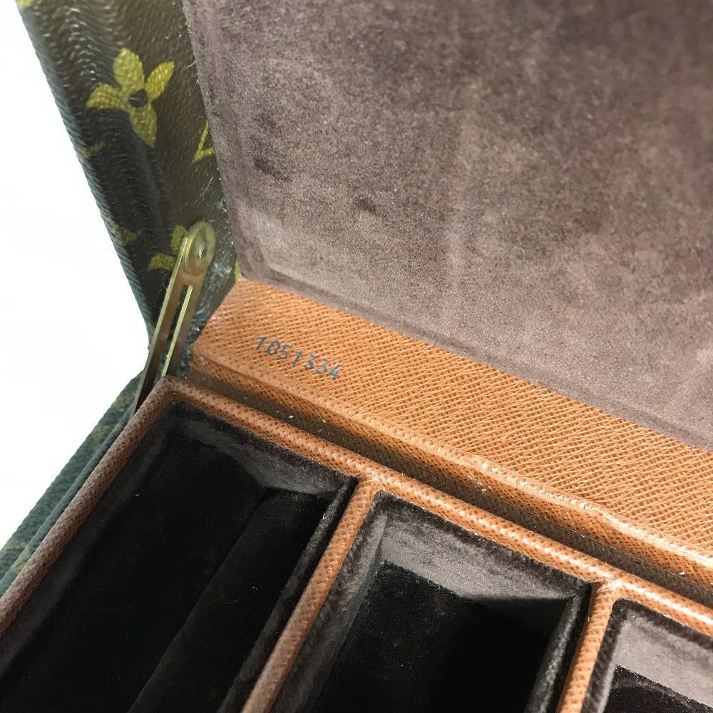 Louis Vuitton Louis Vuitton M47120 Monogram Box Boite Bijoux Jewelry Case Trunk Interior Accessory Canvas Women Brown Size ONE SIZE - 13 Thumbnail