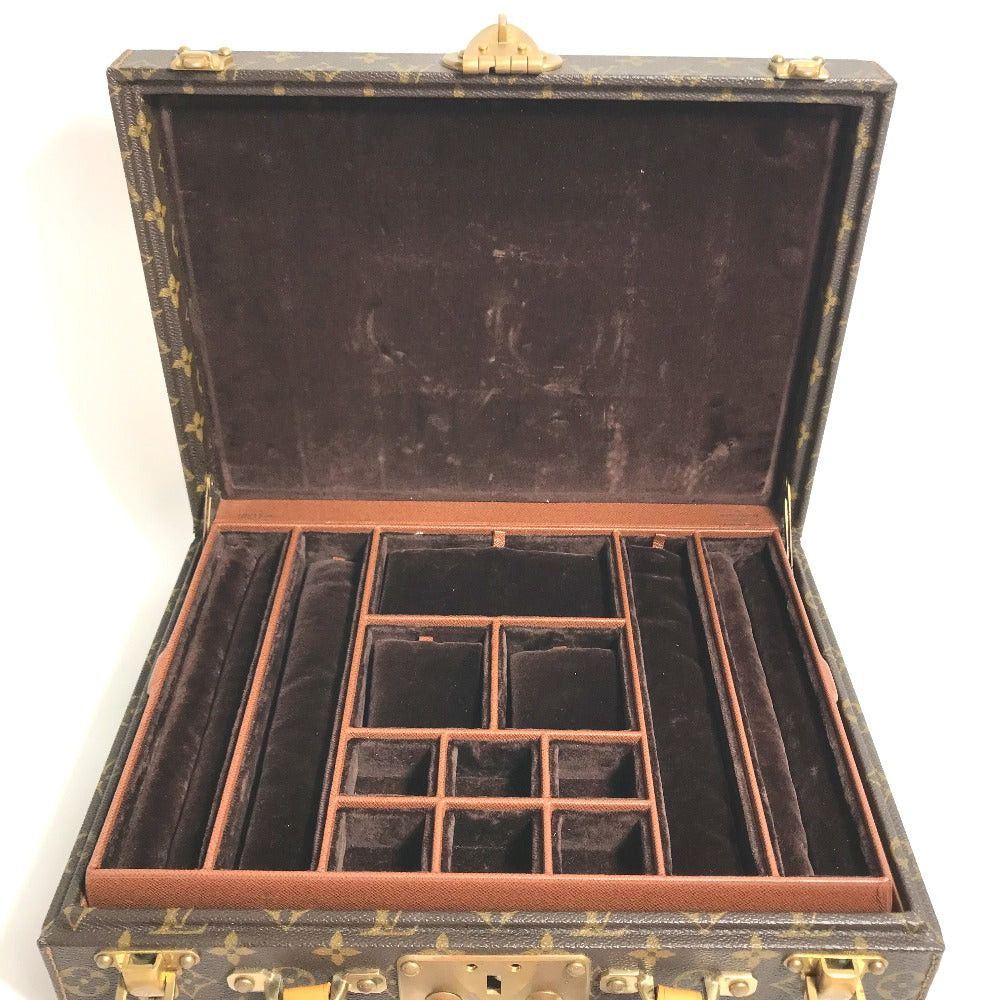 Louis Vuitton Louis Vuitton M47120 Monogram Box Boite Bijoux Jewelry Case Trunk Interior Accessory Canvas Women Brown Size ONE SIZE - 9 Thumbnail