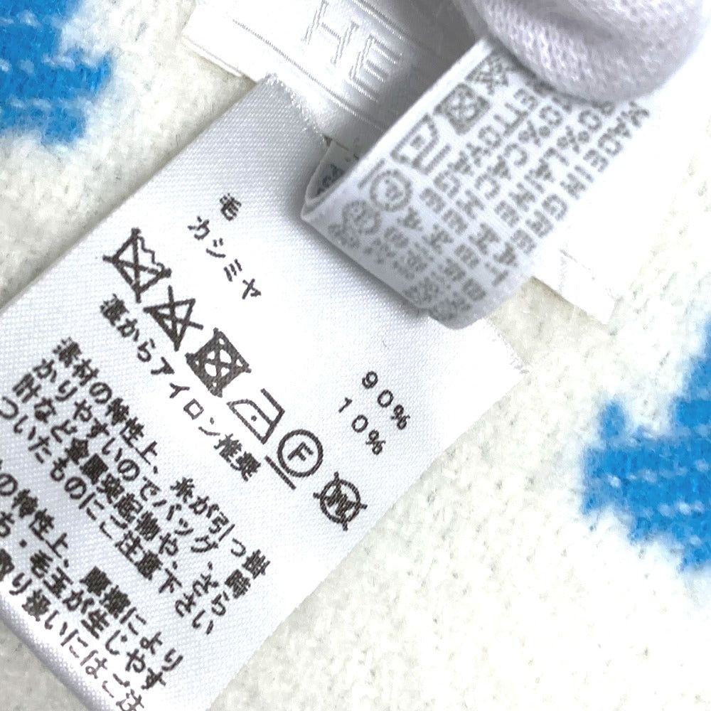 Hermes Hermes Plaid Avalon Interior Lap Blanket Wool/Cashmere Kids Blue Size ONE SIZE - 5 Thumbnail